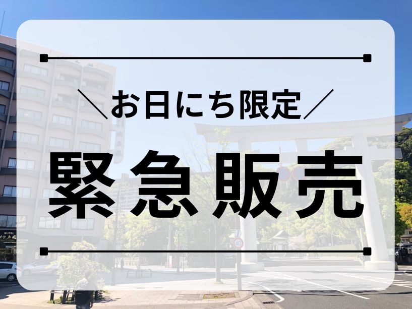 ＼お日にち限定／緊急販売